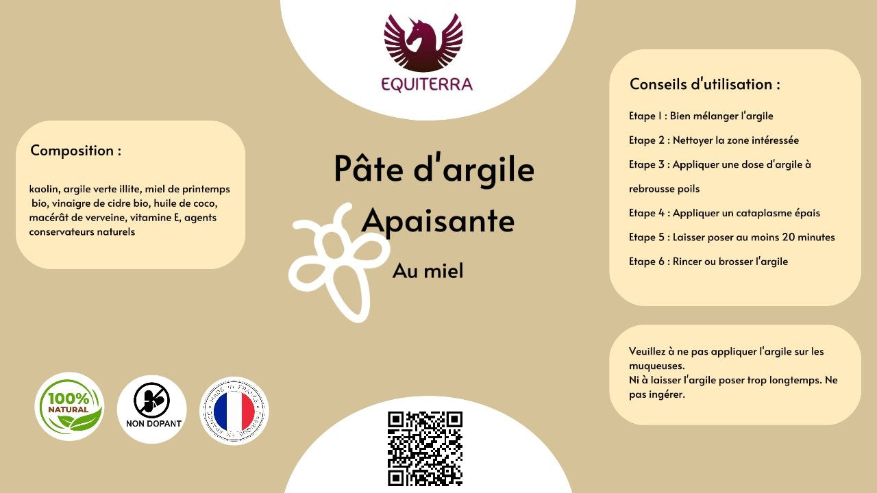 Argile Apaisante au miel