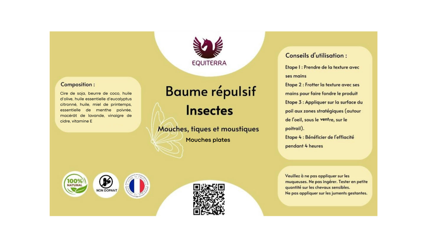 Baume répulsif pour insectes